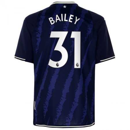 Fußballtrikots Aston Villa Leon Bailey 31 2021-2022 Kurzarm Ausweichtrikot kaufen